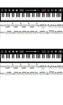 MIDI五线谱截图